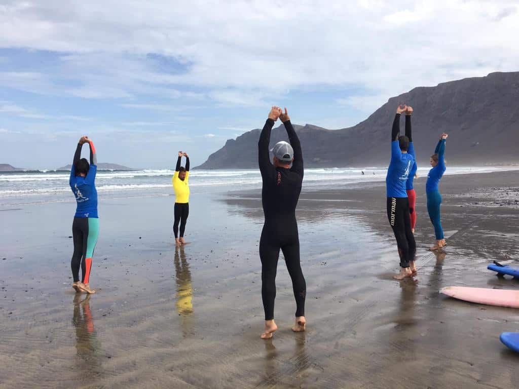 retiro de surf y yoga